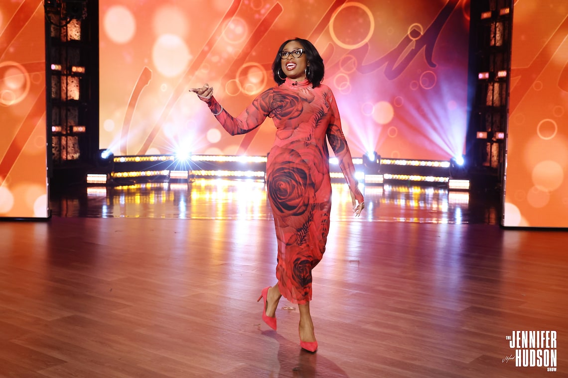 Red is the color of love, and there's nothing Jennifer Hudson loves more than being at the Happy Place! Check out JHud's most ravishing red looks on the show.