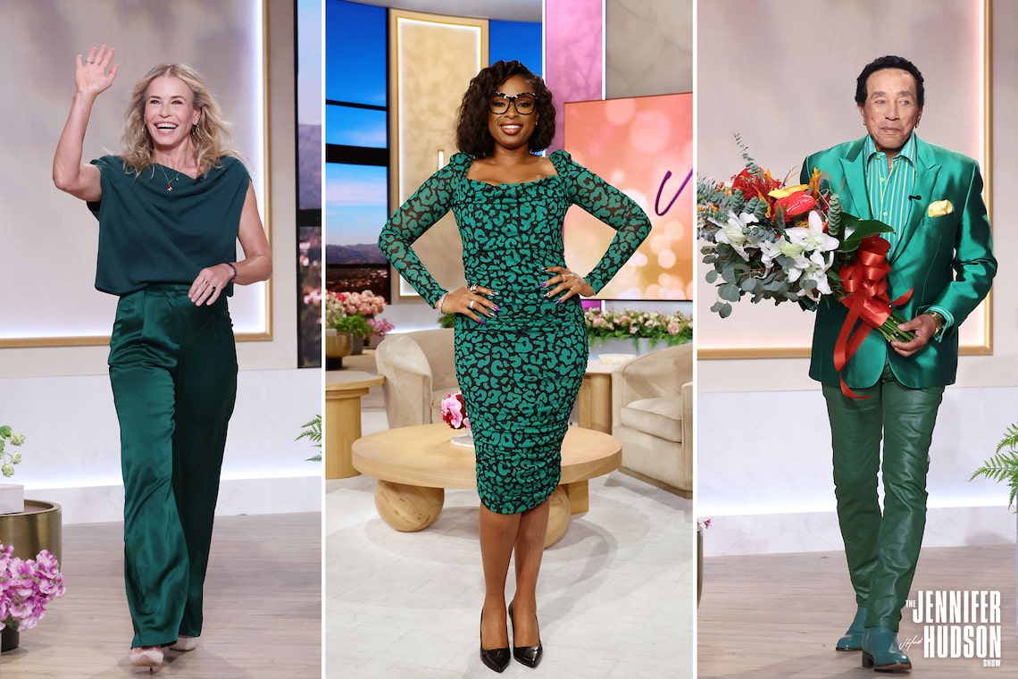 It’s customary to wear green on St. Patrick’s Day — but when you look this good in green, you should wear it any day you choose! Check out Jennifer Hudson and many of her guests rocking emerald, olive, jade, and every other shade of green on the show.