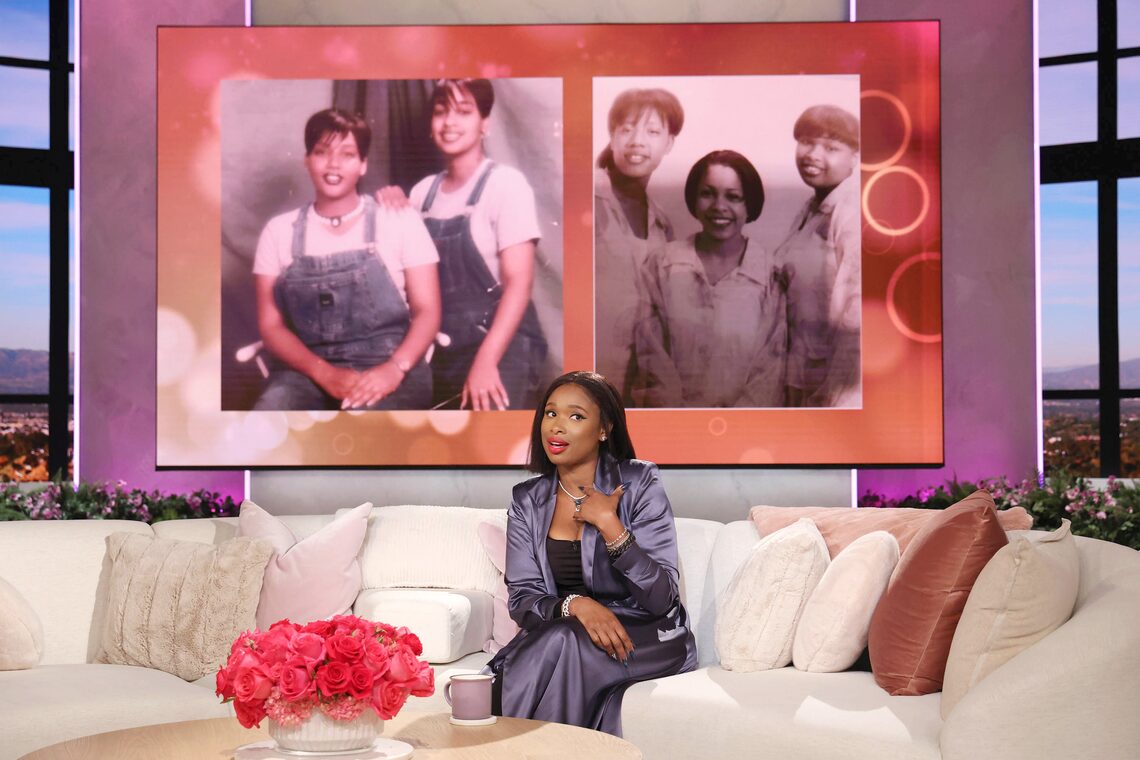 In addition to Jenn’s pics, the studio audience of “The Jennifer Hudson Show” have also shared their own throwback pics. In one episode, Drea and her best friend Leila from Los Angeles, California, showed Jenn a pic of them wearing overalls from a flea market with short hair cuts. After seeing the snap, Jenn commented that Drea and Leila could’ve been her group members in her short-lived band Final Notice.