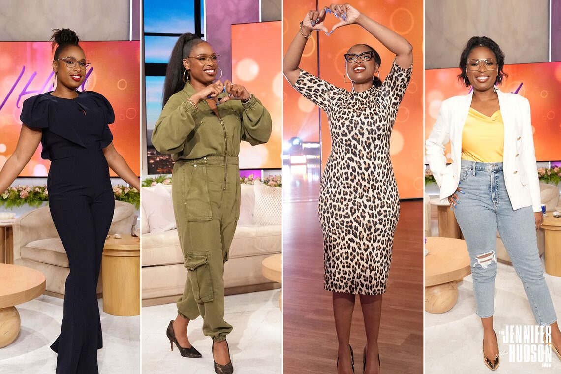Jennifer Hudson is ready for warmer weather! This past month, the host welcomed summertime by rocking lightweight jumpsuits, playful prints, and bright colors. Check out everything JHud wore on the show in June.